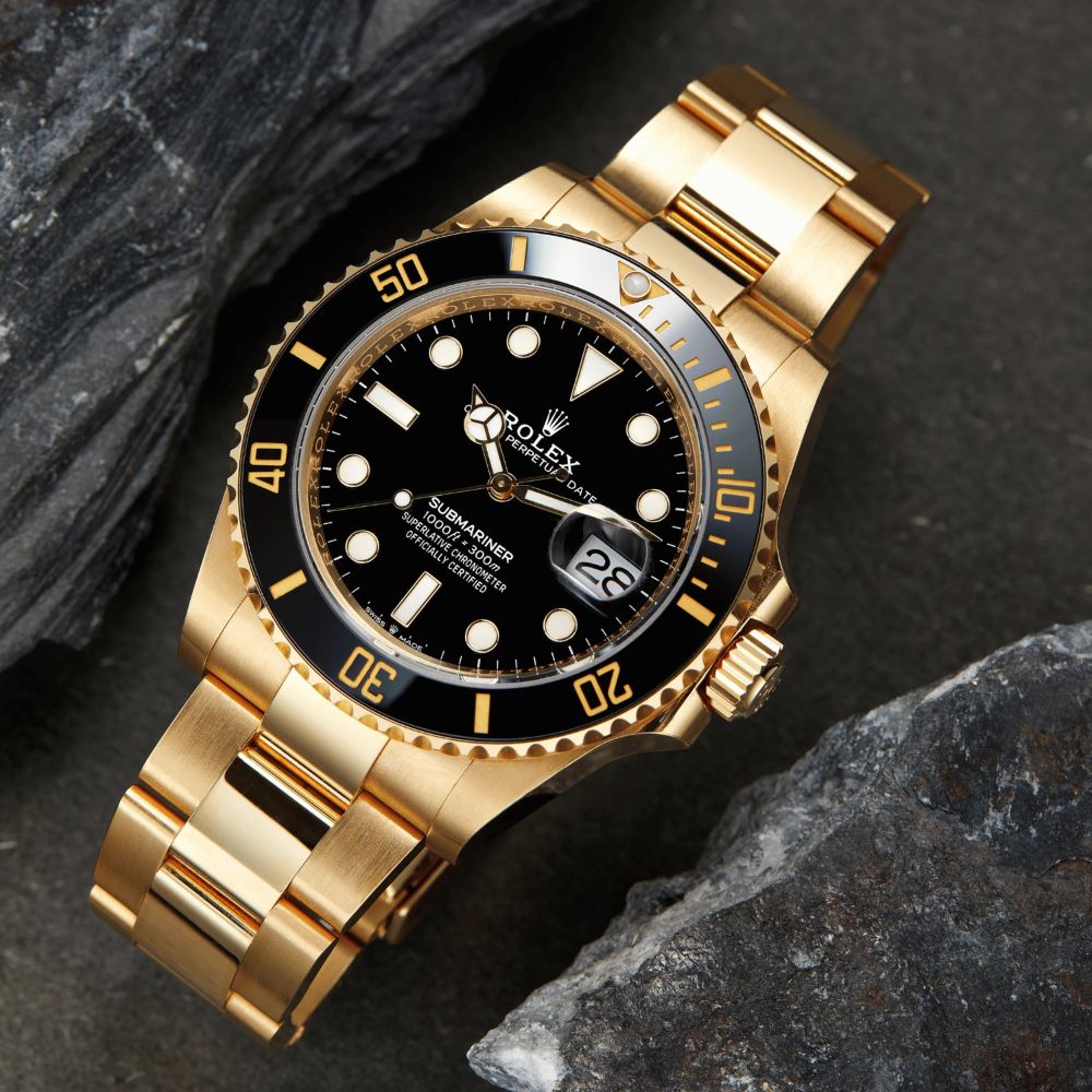 Rlx Submariner Date 126618ln-0002 “Yellow Gold Black Dial”