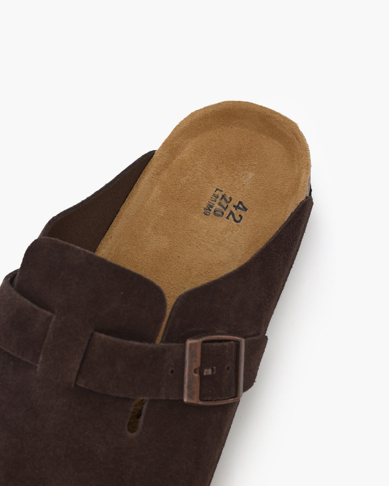 Old Money Suede Clogs
