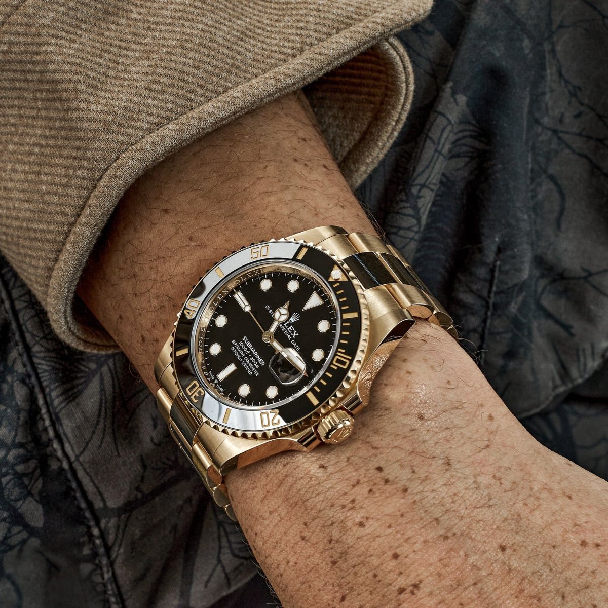 Rlx Submariner Date 126618ln-0002 “Yellow Gold Black Dial”